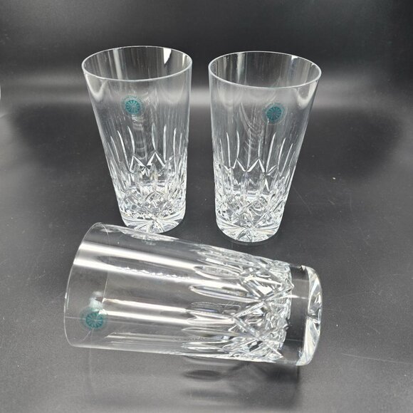 Galway Irish Crystal Baldmore Crystal Highball & Whiskey Glasses Set Of 4 DH1300 - Picture 13 of 15